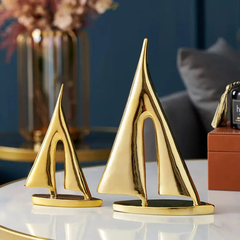 Metal Smooth Sailing Sailboat ornament