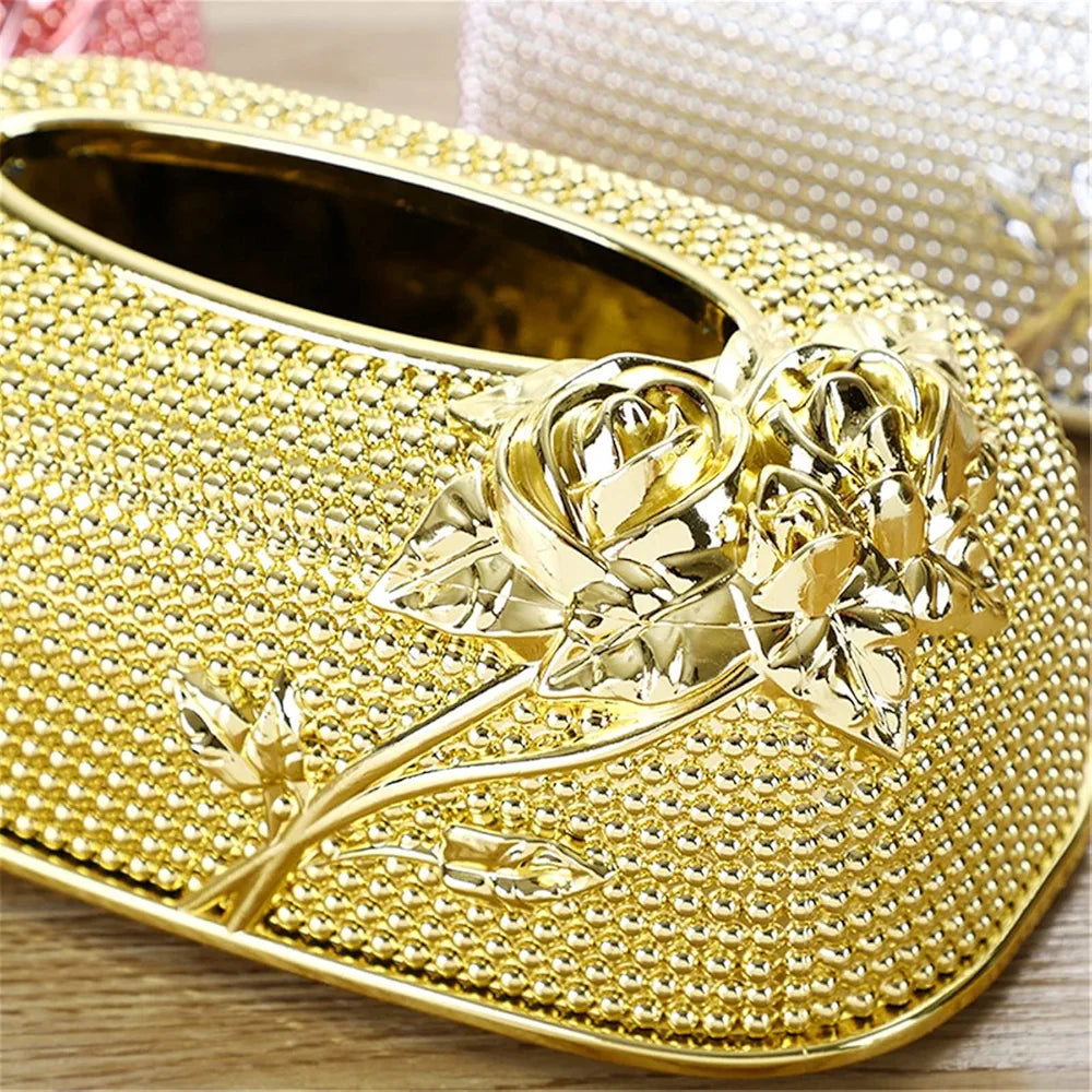 Gold Luxury  Tissue Box