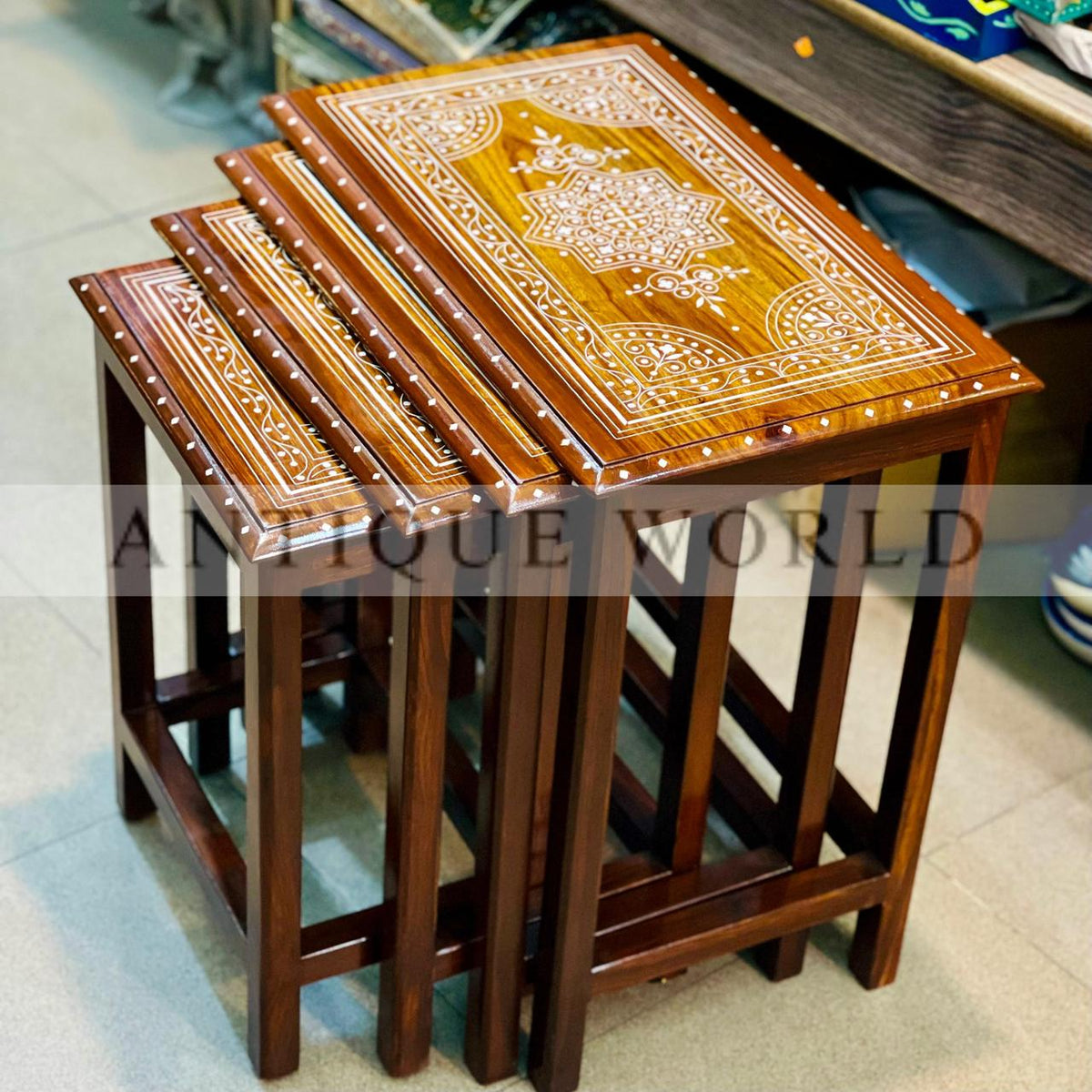 Handcrafted Nested Table ( Set of 4pc )