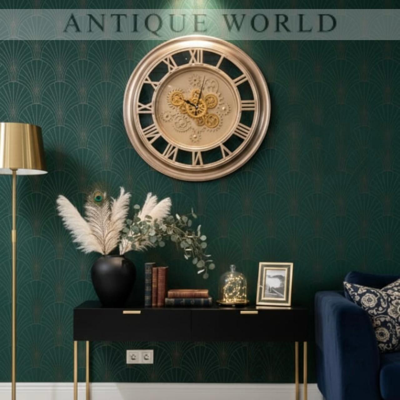 Regal Gold Gear Clock