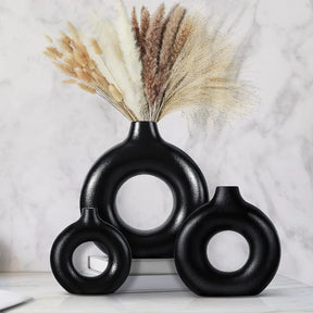 Donut Shaped Vase Decor