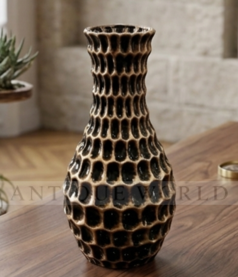 Aurelian Honeycomb Antique Vase