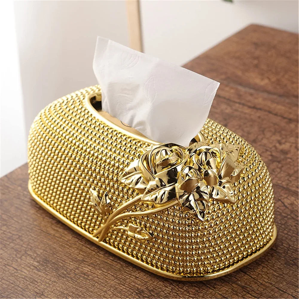 Gold Luxury  Tissue Box