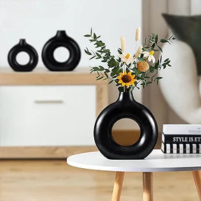 Donut Shaped Vase Decor