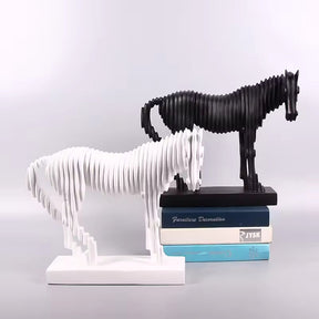 Modern Horse Sculpture Resin Ornament