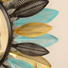 Modern Simple Metal Feather Wall Art Sculpture