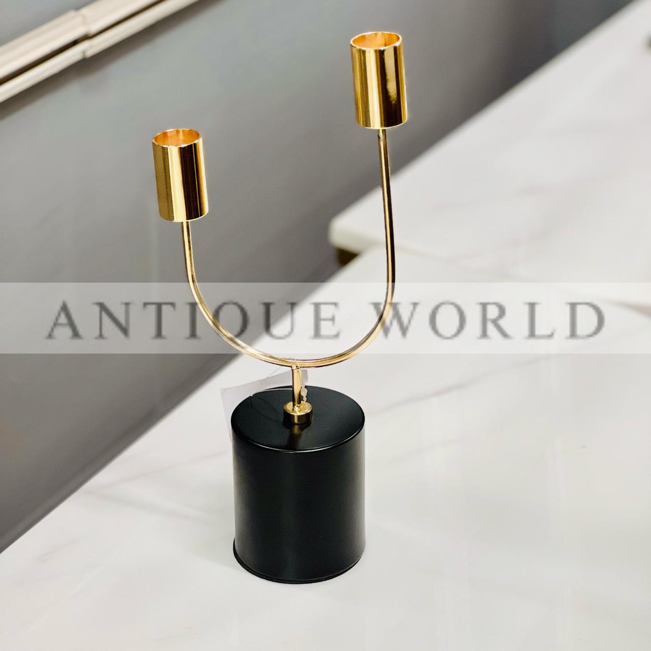 Contemporary 2-Light Candle Holder
