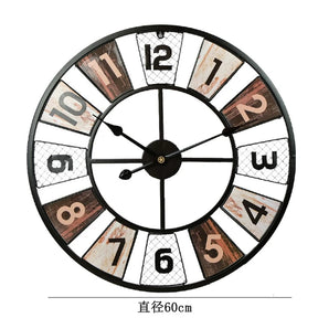 Iron Art American Living Room Clock