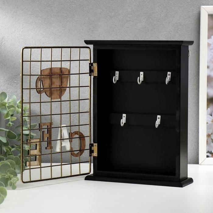 Antique Cafe Key Box Holder