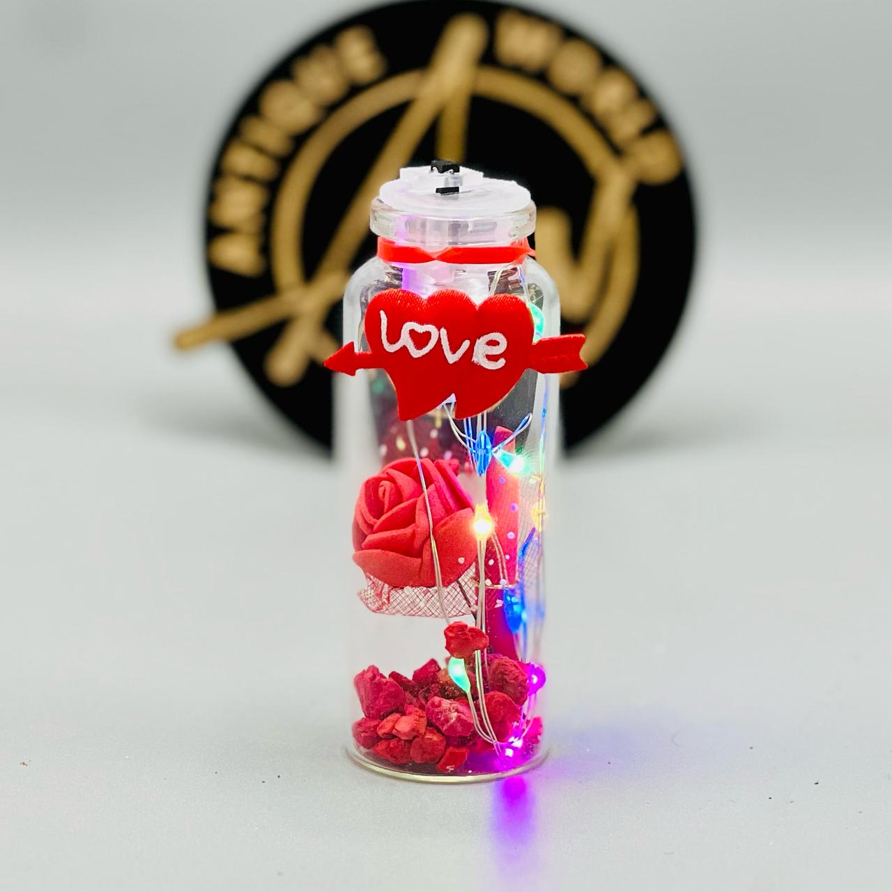 Multi Fairy Lights Message Bottle ( Set of 2 )