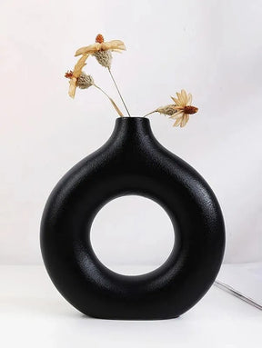 Donut Shaped Vase Decor