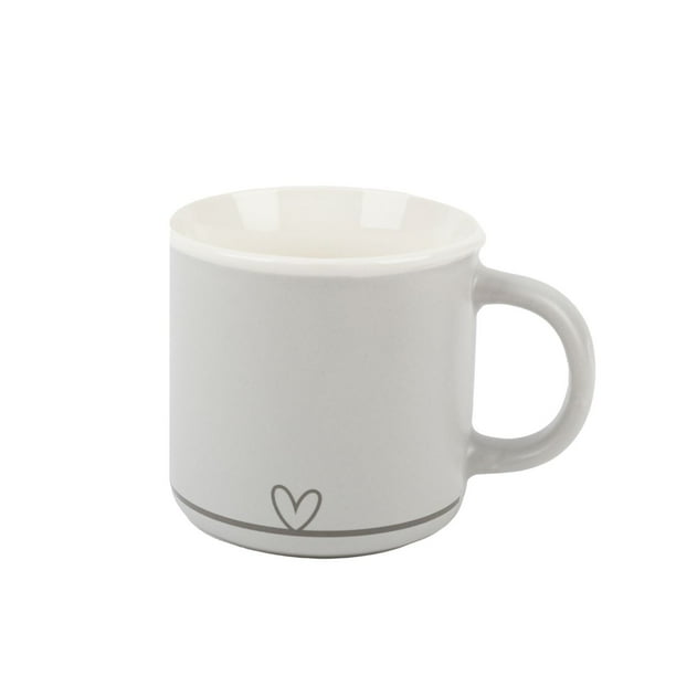 White Earthenware Mug