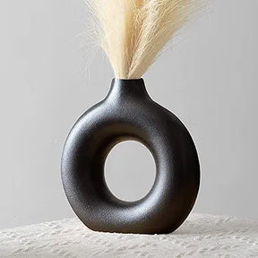 Donut Shaped Vase Decor