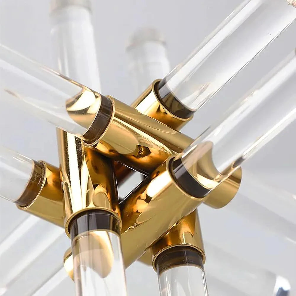 Metal Cross Geometric Decoration