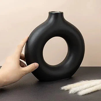 Donut Shaped Vase Decor