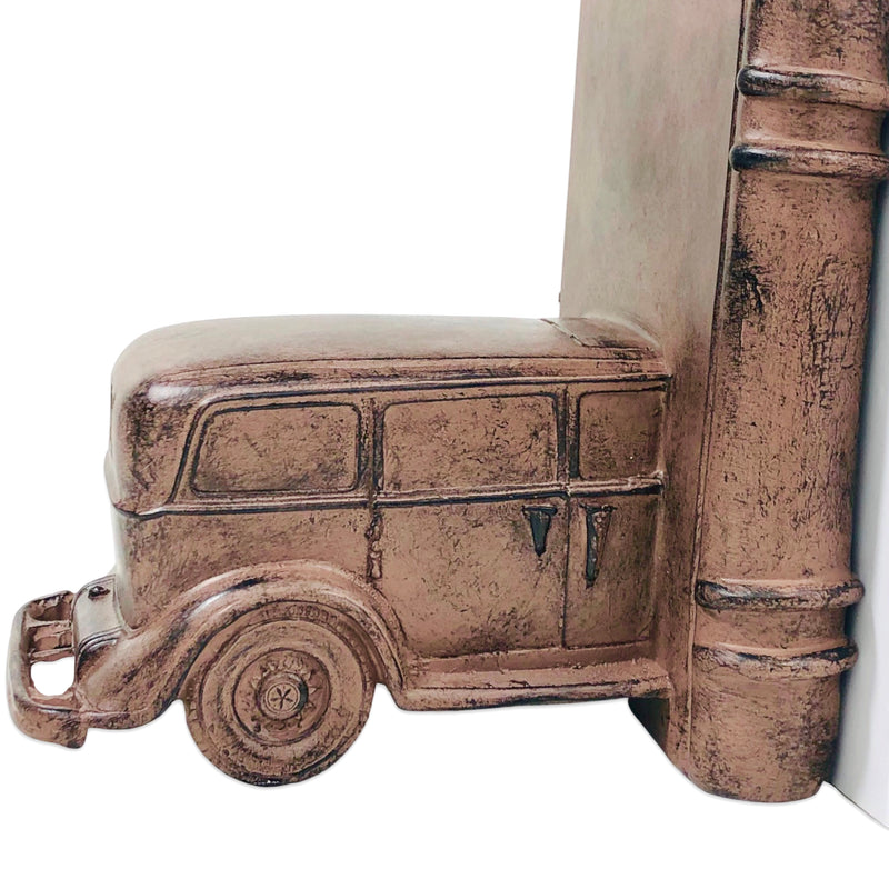 Retro Nostalgic Resin Classic Car Shape Bookend