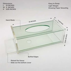 Elegant Clear Acrylic Tissue Box