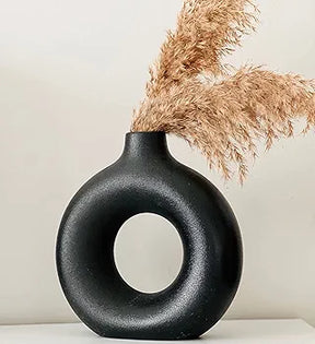 Donut Shaped Vase Decor