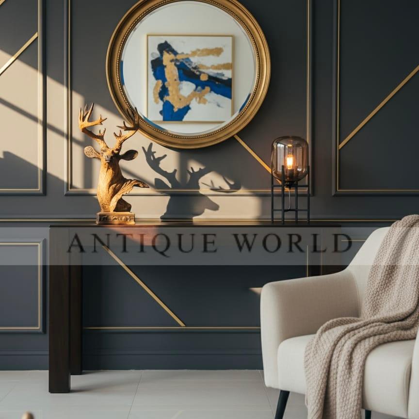 Majestic 3D Deer Head Wall Mount with Antlers"