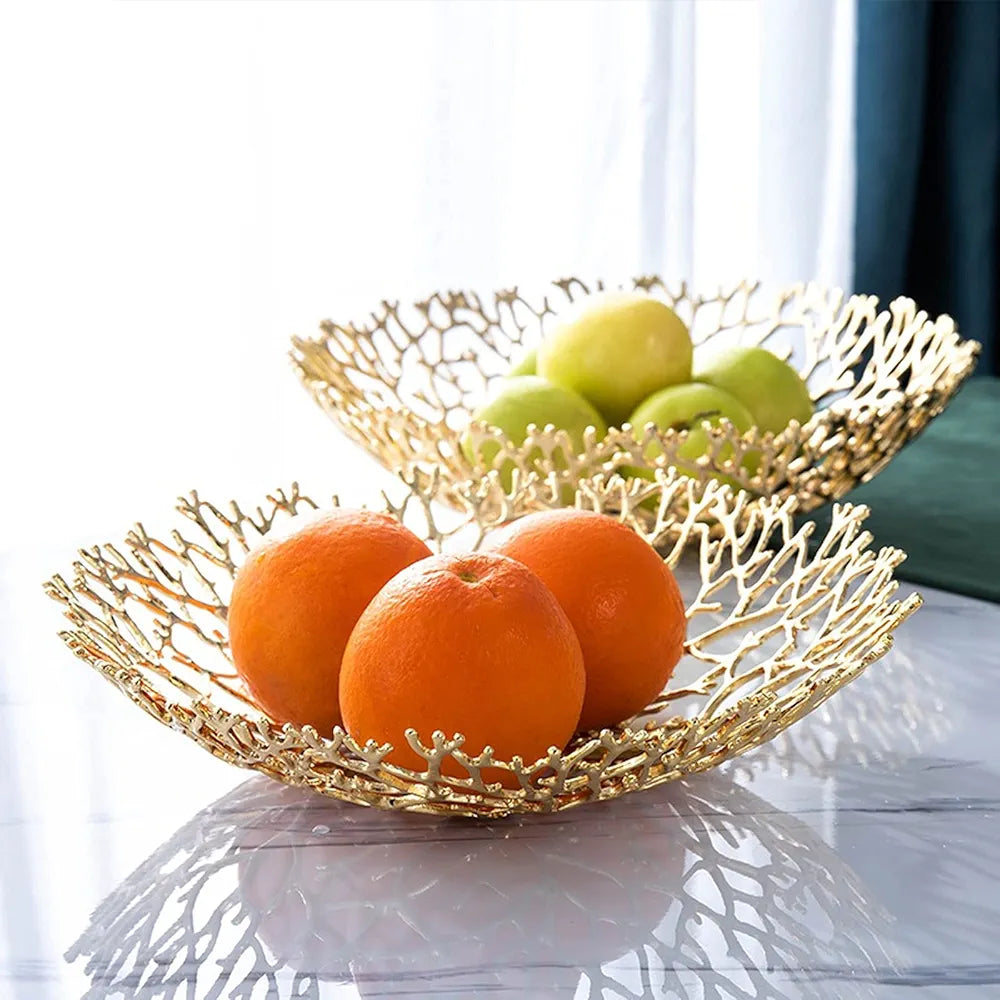 Decorative Plate Fruit Dish Household ( 2Pc Set )