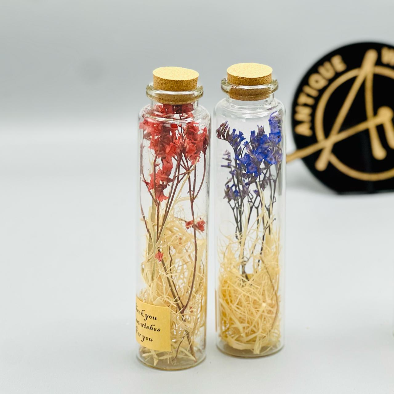 Eternal Bloom Antique Bottles ( Set of 2 )