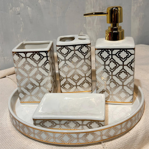 SOVEREIGN BATH SET WITH TRAY