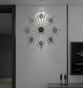 Clock Home Metal Wall Decor