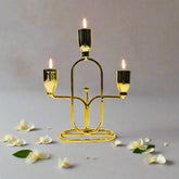 Shiny Gold Candle Stand