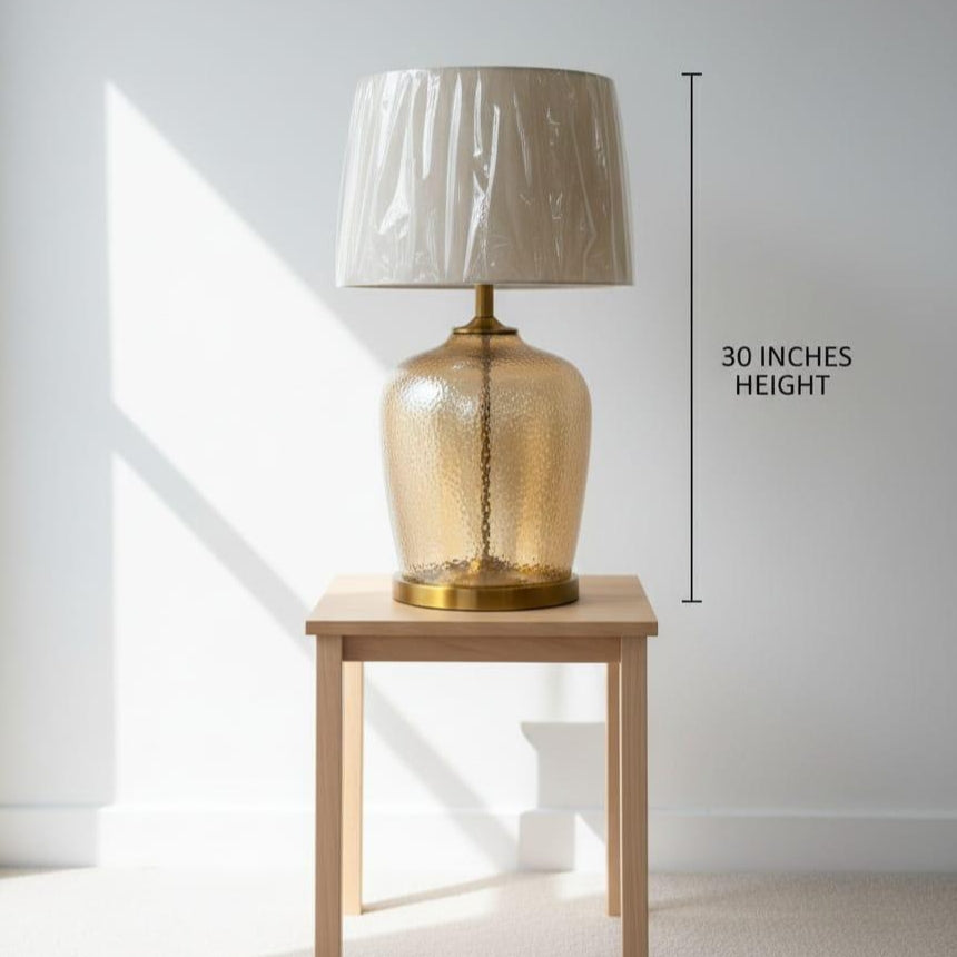 Contemporary Pleated Shade Lamp ( Pair )
