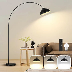 Modern Standing Arc Floor Lamp with LED Bulb