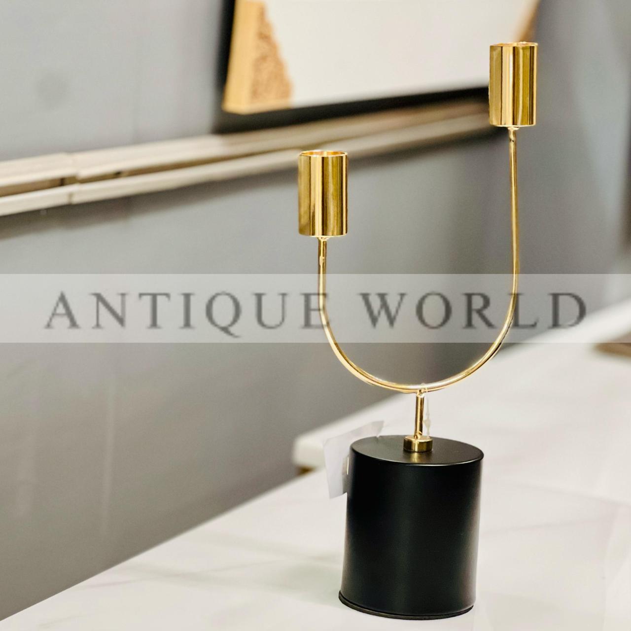 Contemporary 2-Light Candle Holder