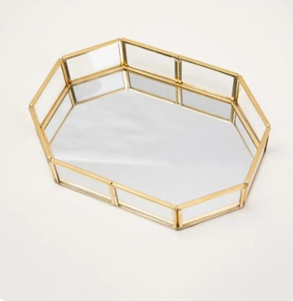 Mirror Tray (Metal) set of 2