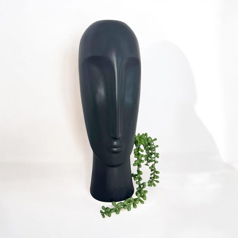 Black Modernist Head Bust