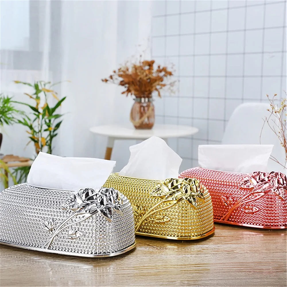 Gold Luxury  Tissue Box