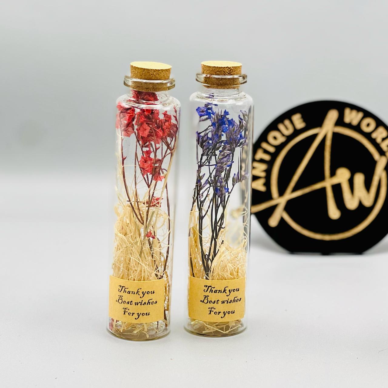 Eternal Bloom Antique Bottles ( Set of 2 )