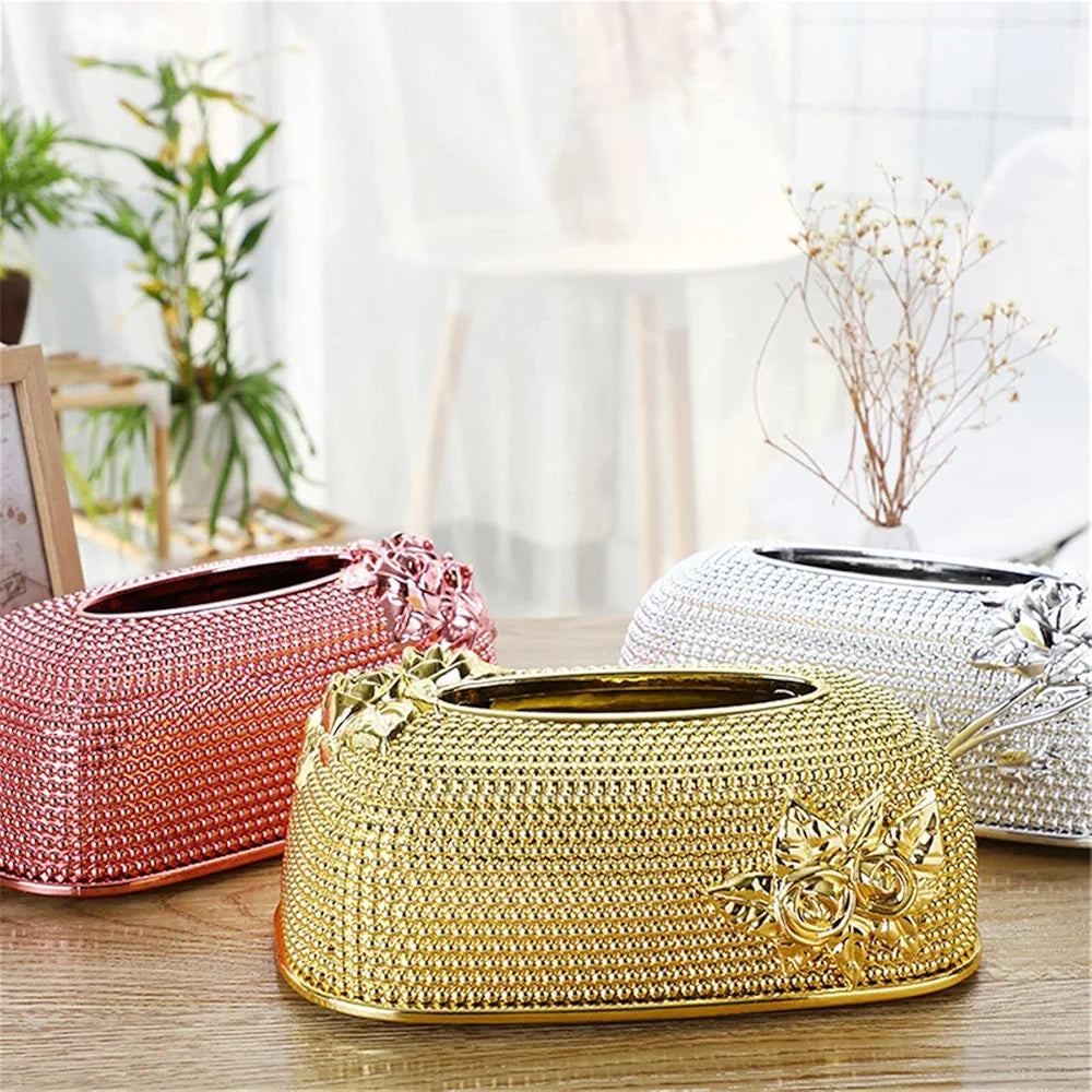 Gold Luxury  Tissue Box