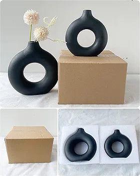 Donut Shaped Vase Decor