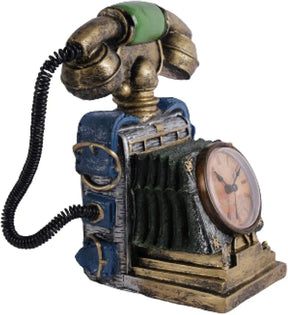 Telephone Tabletop Clock & Minni Money Bank