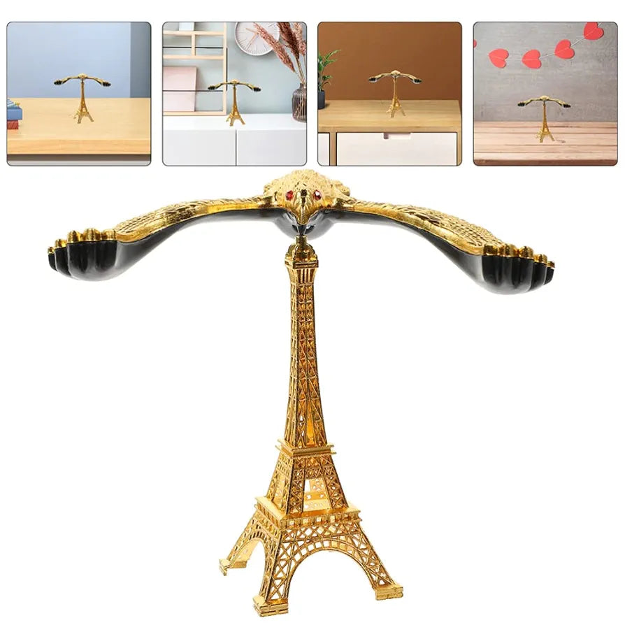 Eiffel Tower Eagle Bird Figurine Sculpture