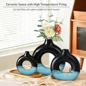 Donut Shaped Vase Decor