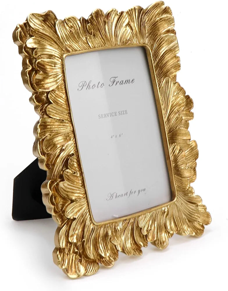 Resin Gold Photo Frame (2pc )