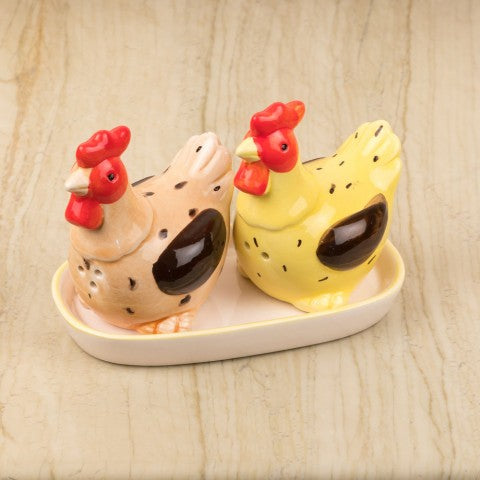 Ceramic Animal Salt and Pepper Shakers Set