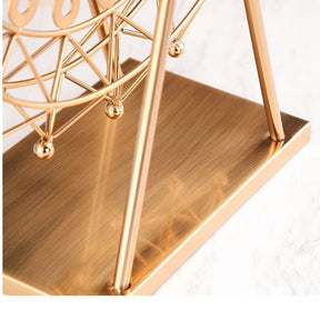 Golden Ferris Wheel Ornament