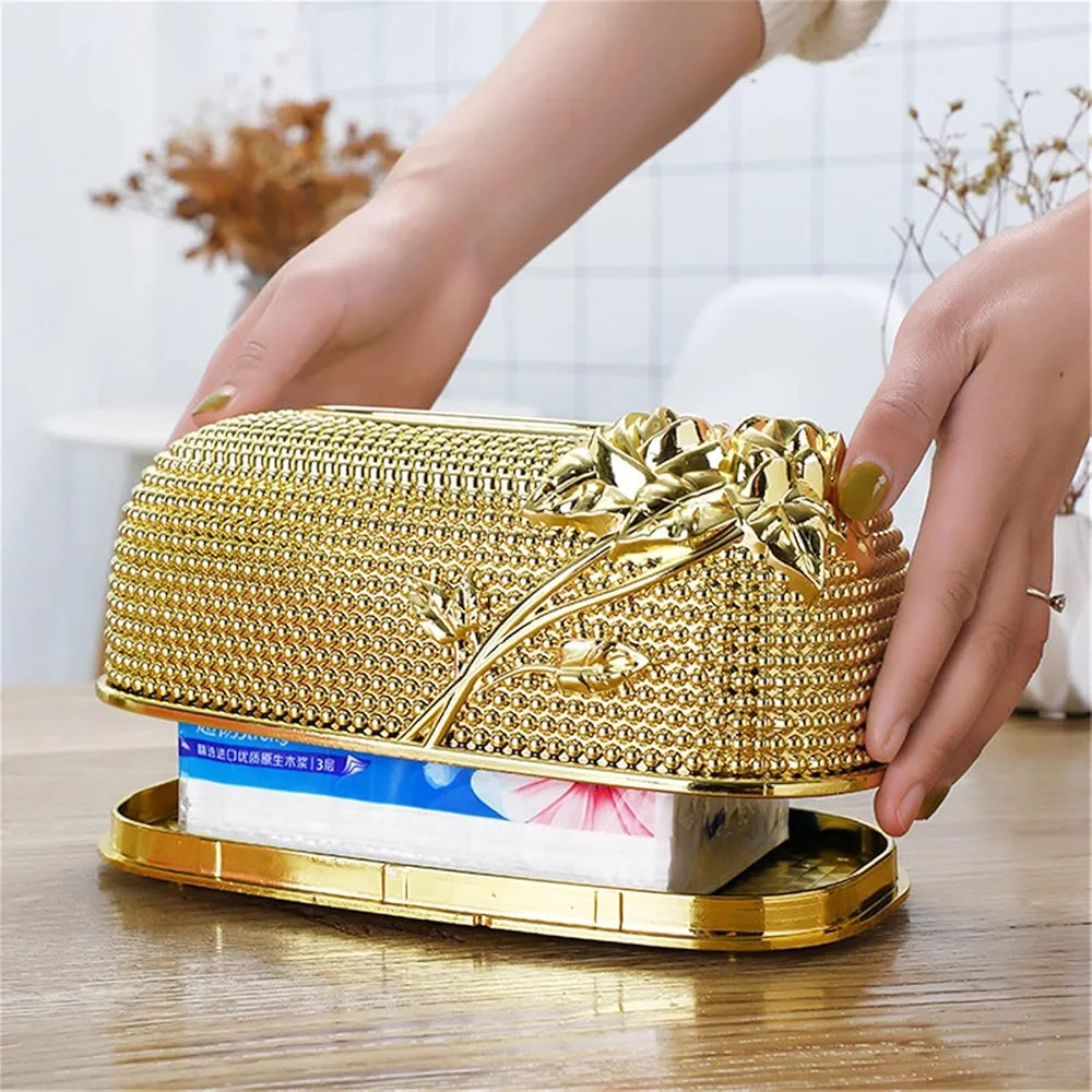 Gold Luxury  Tissue Box