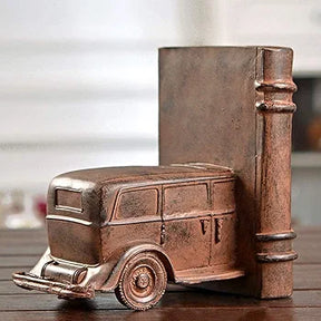 Retro Nostalgic Resin Classic Car Shape Bookend