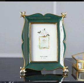 Ceramic Golden Photo Picture Frames