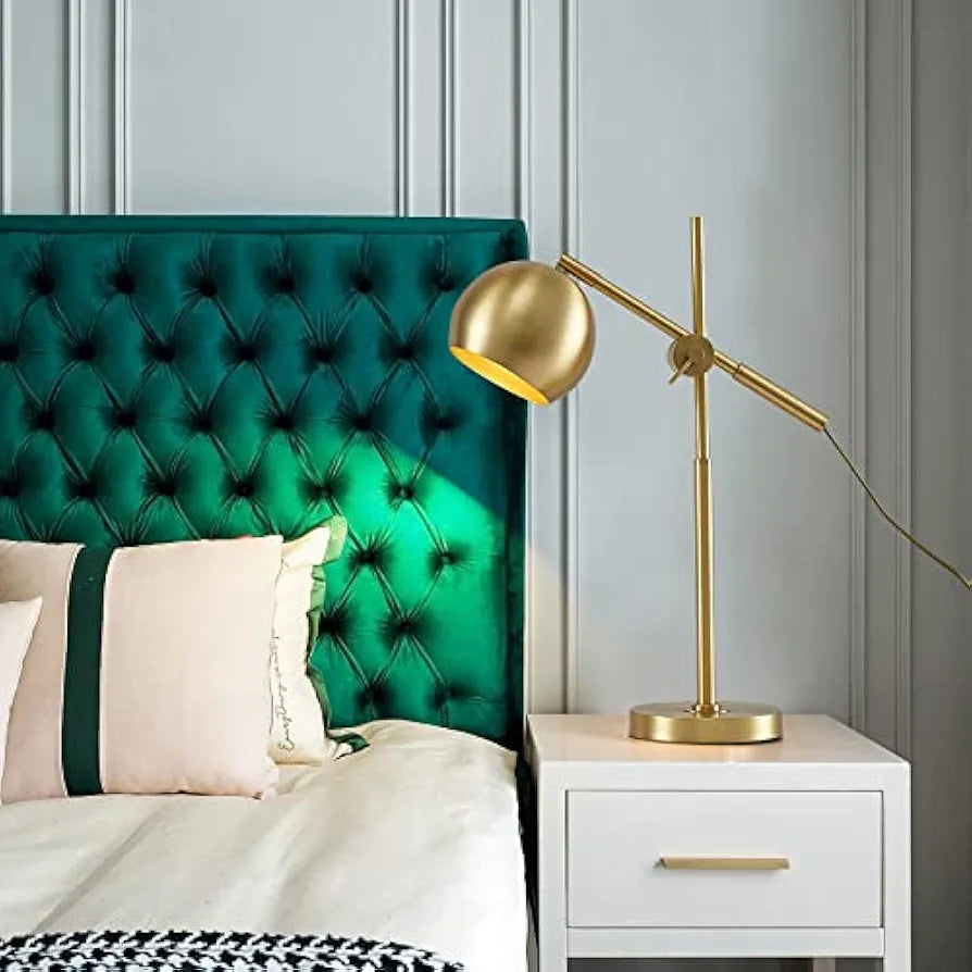 Golden Finish Bedroom Bedside Lamp