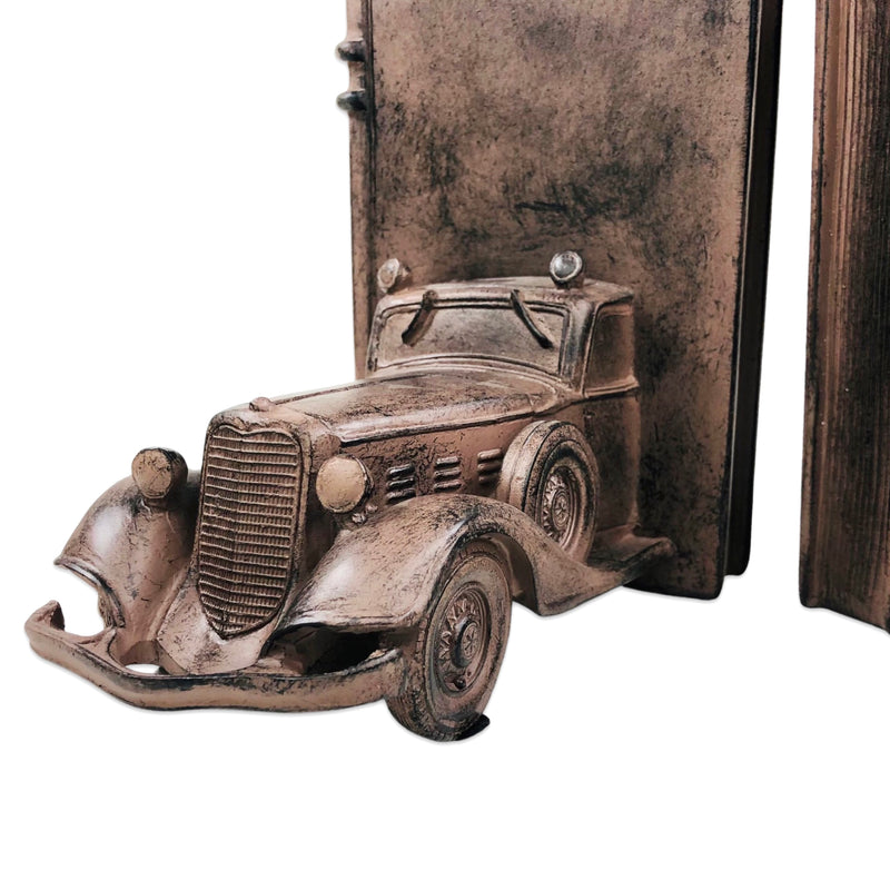 Retro Nostalgic Resin Classic Car Shape Bookend