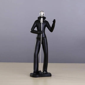 Lighting Fashion Resin Art Simging  Man Figure Home 1Pc