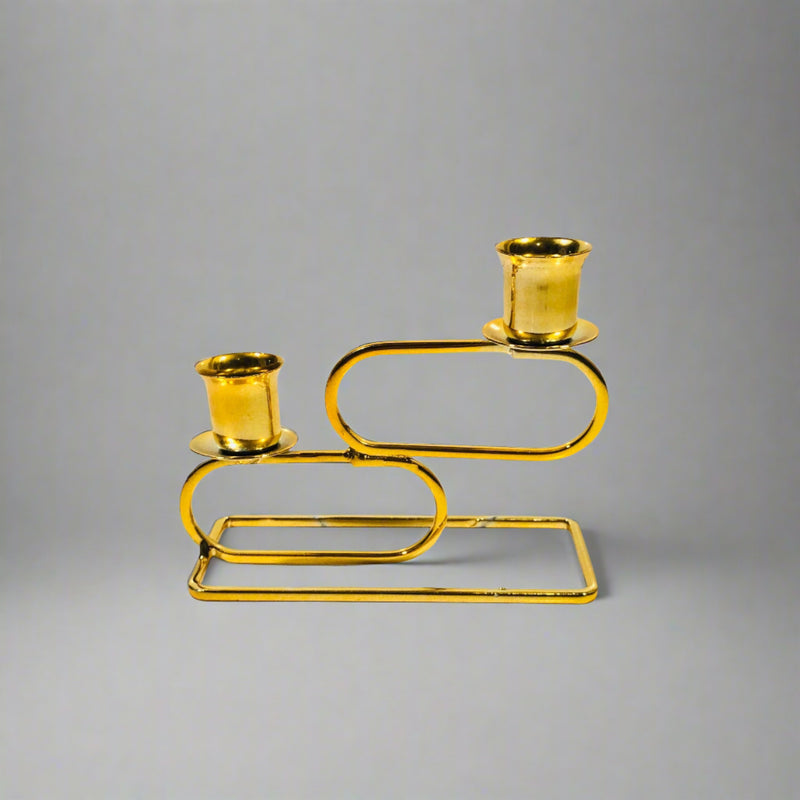 Shiny Gold Candle Stand